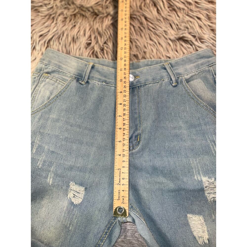 Collection wear fashion women’s distressed blue jeans - Picture 6 of 11